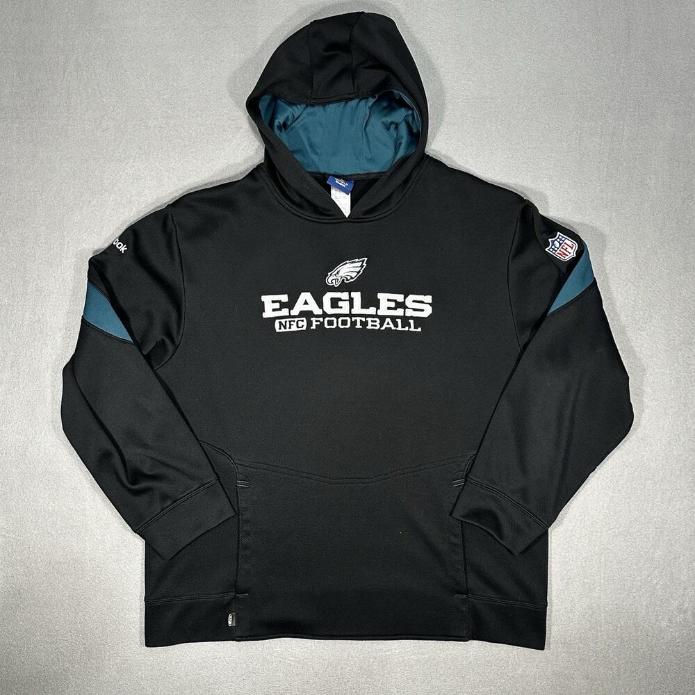 Majestic Philadelphia Eagles Reebok NFL On Field Hoodie XL